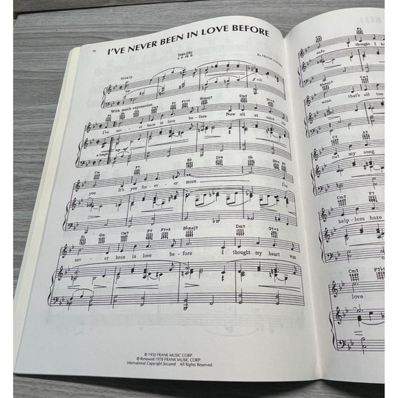 Guys and Dolls Vocal Selections by Frank Loesser Piano Sheet Music 12 Songs - Picture 6 of 6